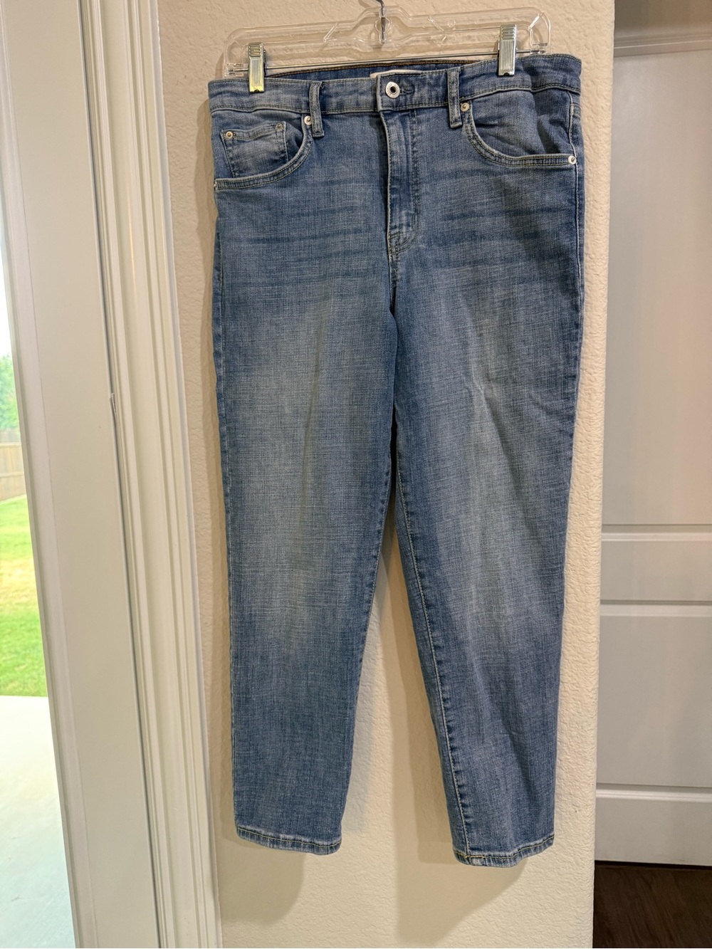 Ella Moss Light Wash High Waist Straight Jeans Size 10